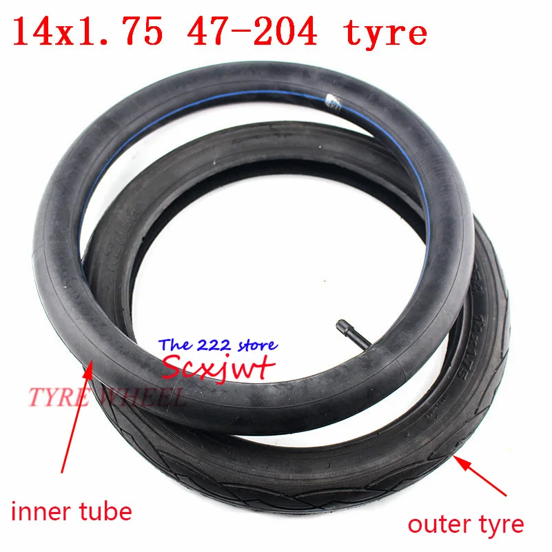 14X1.75 bike tyre inner tube BMX Folding Bicycle tire whole sale use for cycling riding  Parts 14 inch wheel