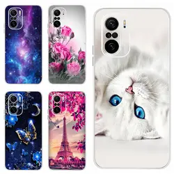 2021 Fashion Cartoon Phone Case For Xiaomi Poco F3 Case Female Soft TPU shockproof Bumper Funda For Xiaomi pocof3 Poco F 3 Cover