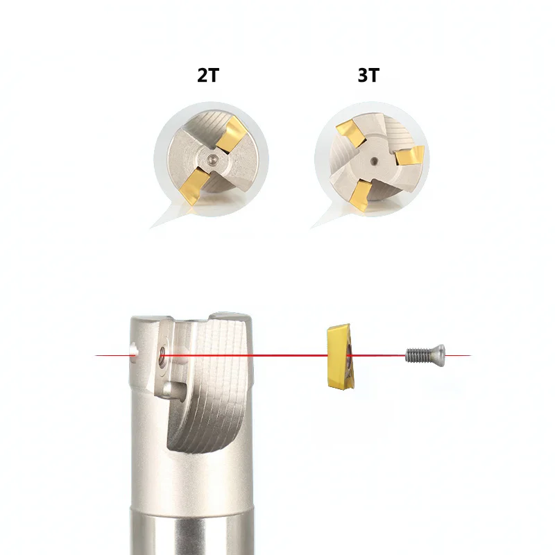 1pc BAP 400R C25 25 250 2T Indexable Milling Cutter Holder Square Shoulder Roughing Pocket CNC lathe face mill tool for APMT1604