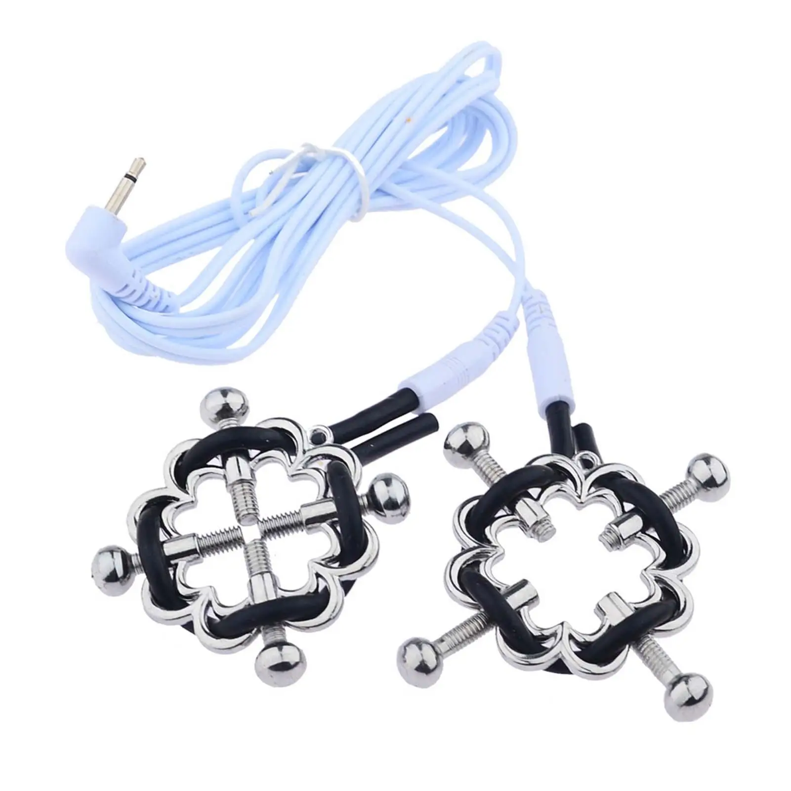 Women Alloy Adjustable Stimulator Chest Nipple Breast Clamp Clip Adult Sex Toy