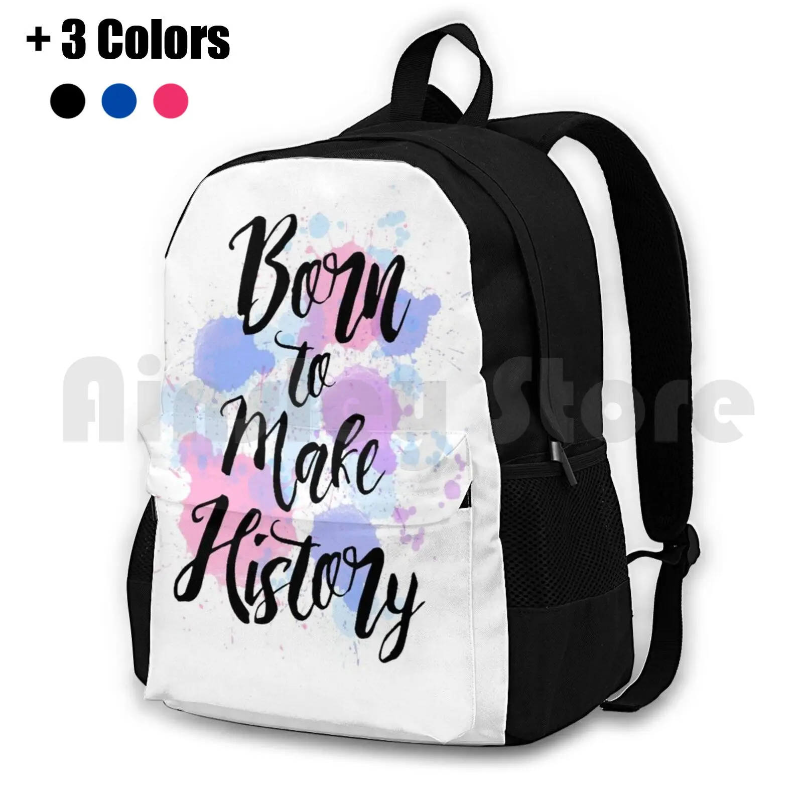 Born To Make History Outdoor Hiking Backpack Waterproof Camping Travel Born To Make History On Ice Yoi Yuuri Kastuki Viktor