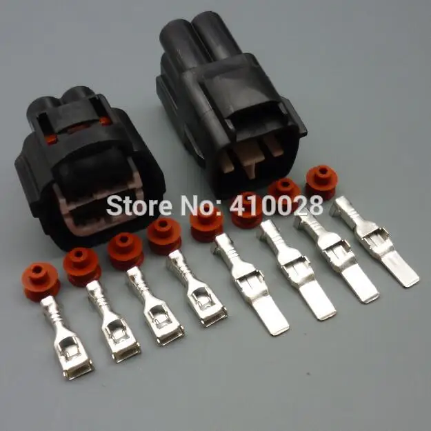 worldgolden 5/30/100sets 4 pin male female electrical wire connectors automobile housing plugs 7283-7041-40 7282-7041-40