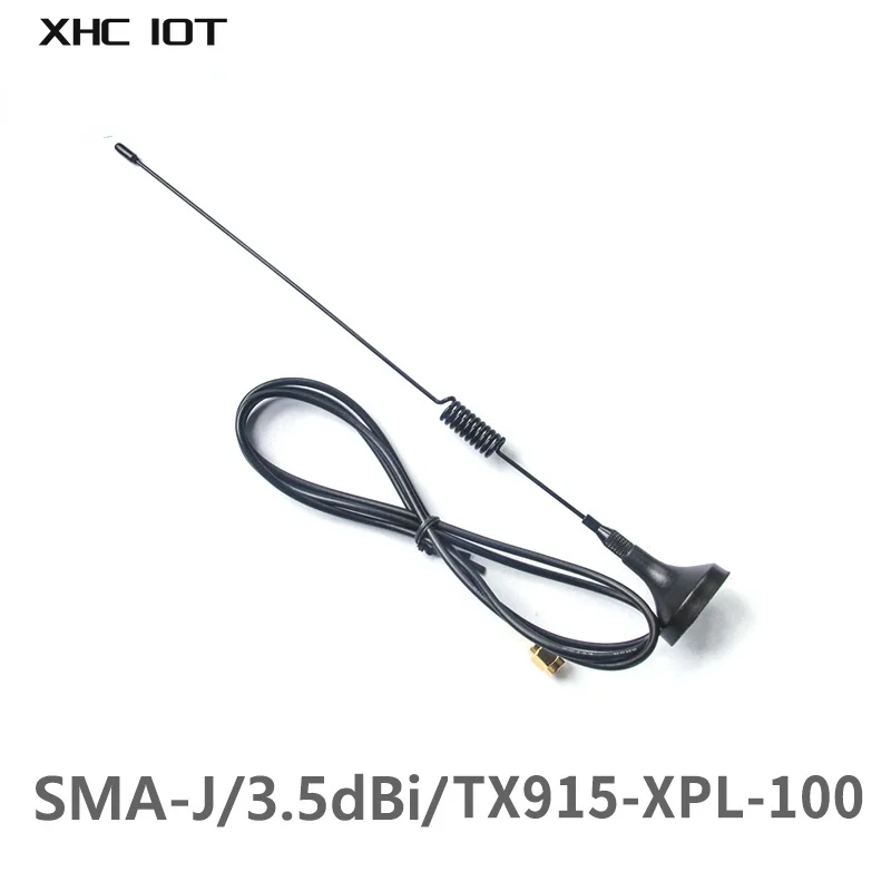 

2PCS 915MHz Sucker Antenna 3.5dBi High Gain SMA-J 50Ohm Impedance Low SWR TX915-XPL-100 XHCIOT For Wireless Communication