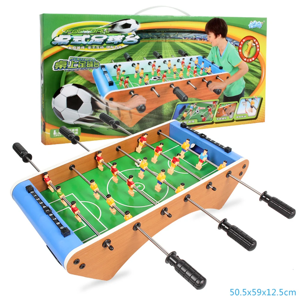 Creative Table Football Machine 6-Bar Desktop Soccer Toy Parent-Child Interactive Toy Indoor Entertainment Board Kids Sport Game