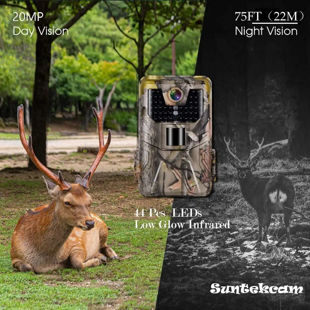 36MP 2.7K Wildlife Trail Camera Wireless Hunting Cameras HC900A PhotoTraps 940NM IR Night Vision Tracking Cam Surveillance