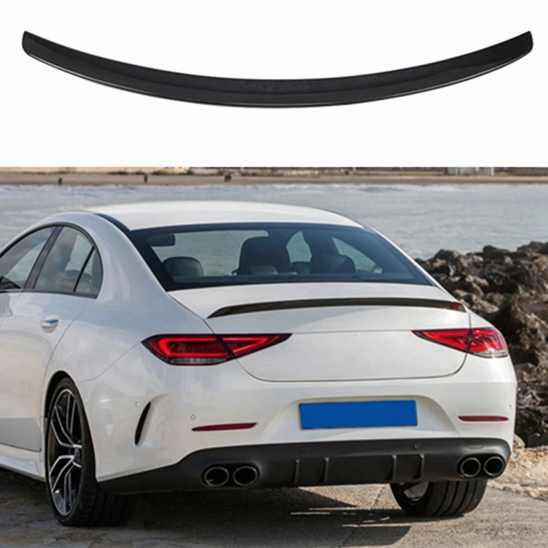 

For Mercedes CLS W257 ABS Car Tail Wing Decoration Rear Roof Spoiler For Benz CLS200 CLS300 2017-2020