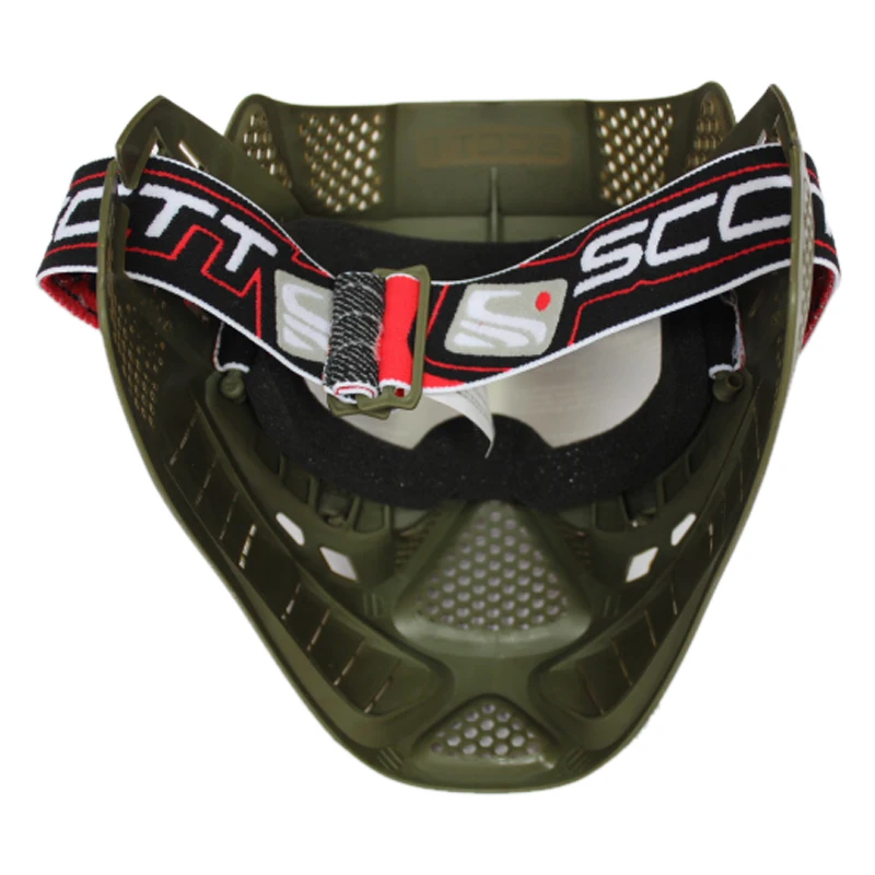 قناع كرات الطلاء عالي القوة أو قناع Airsoft مع عدسة مزدوجة مضادة للضباب