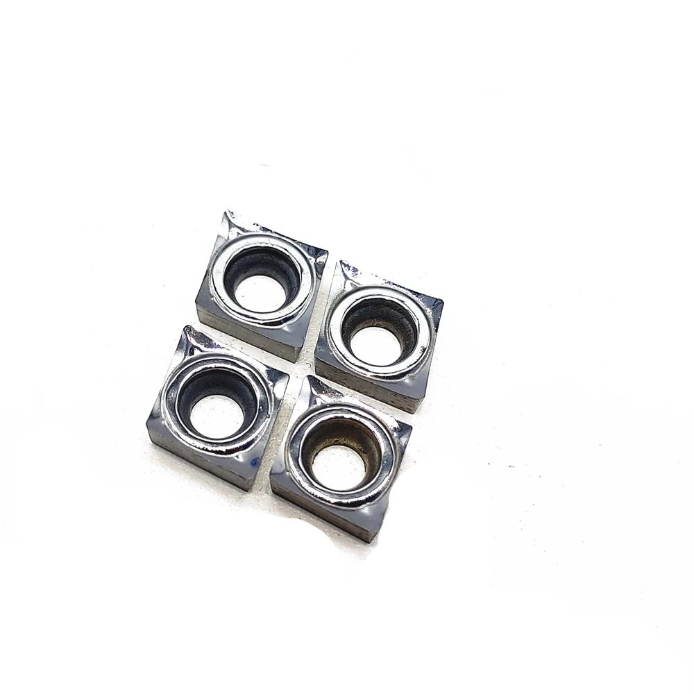 Carbide Sisipan CCGT060202/CCGT060204/CCGT060208-AK H01 Internal Turning Sisipan Bubut CNC Pengolahan Aluminium