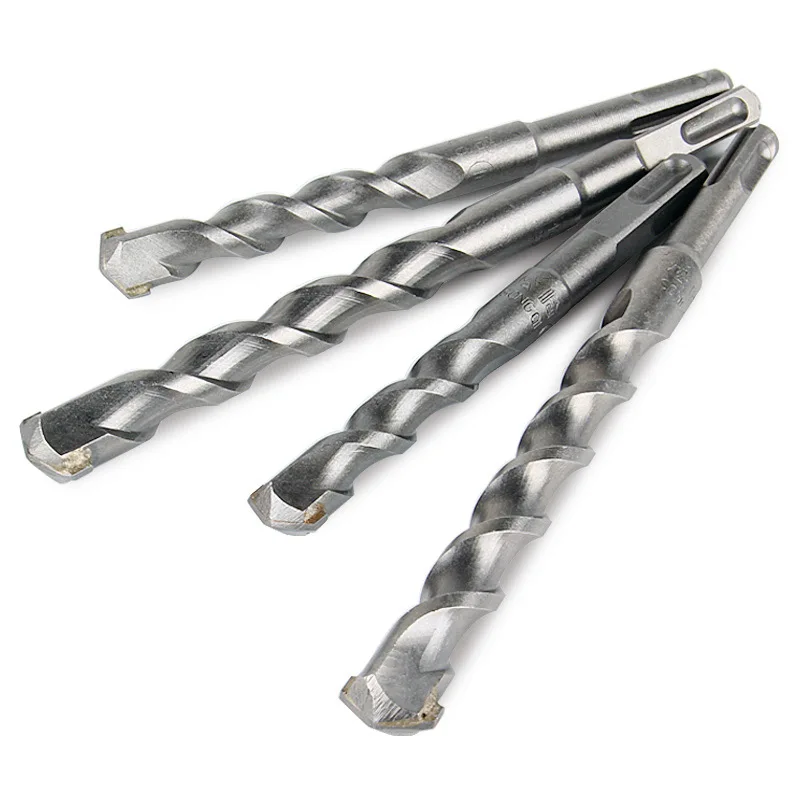 Drill Bit Electric Hammer Impact Drill Bit Long Square Shank Round Shank for Cement Concrete Wall Drill Bit