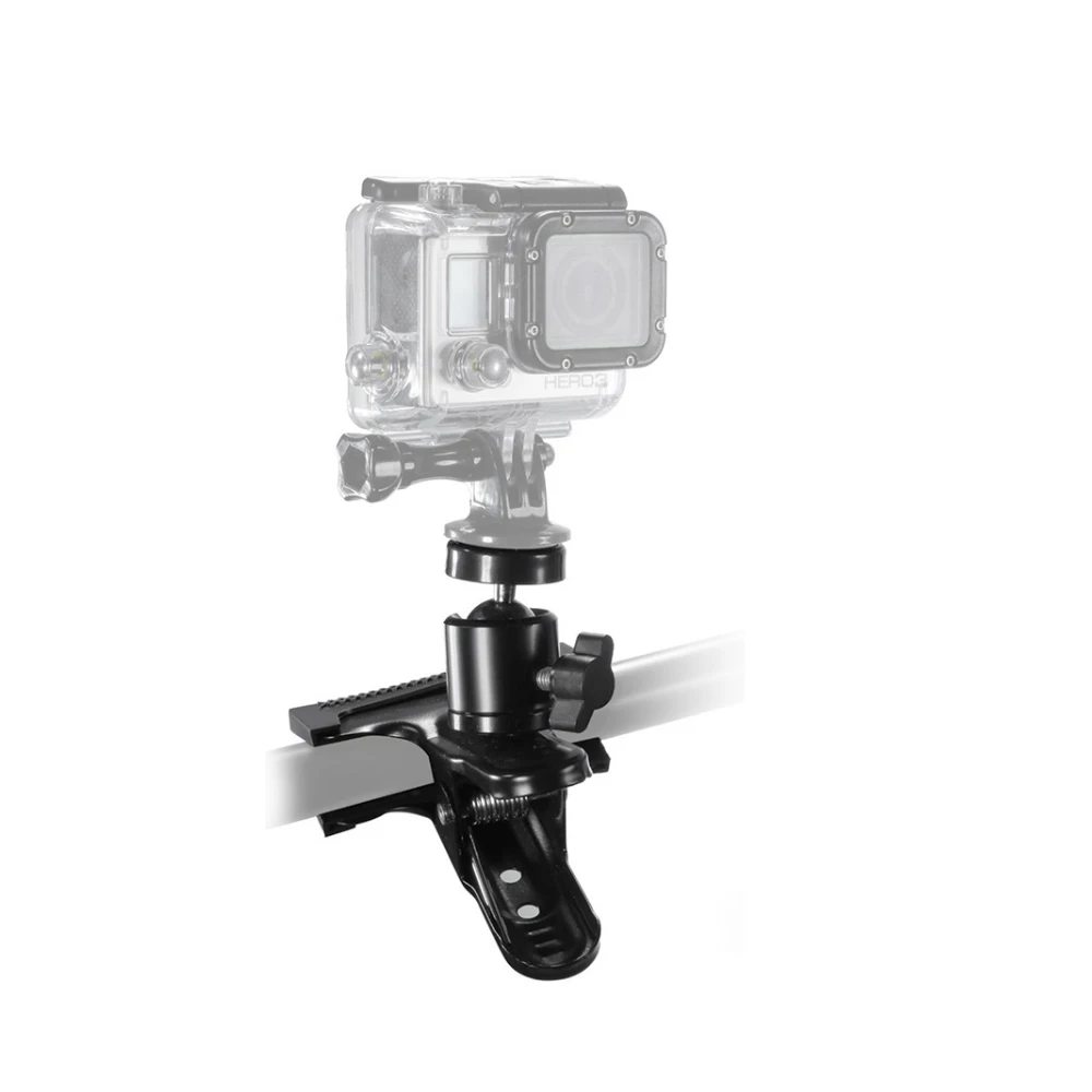 HDRIG-soporte para Reflector de Flash con cabeza de bola giratoria de 360 °, Clip de trípode, para fondo de estudio, cámara DSLR