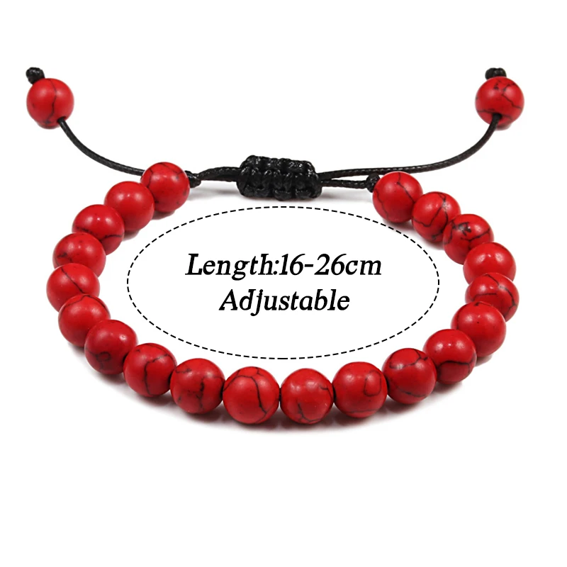 Classic 8MM Tiger Eyes Natural Stone Beads Bracelets for Men Women Bracelet Bangles Braided Rope Handmade Wristband Yoga Jewelry