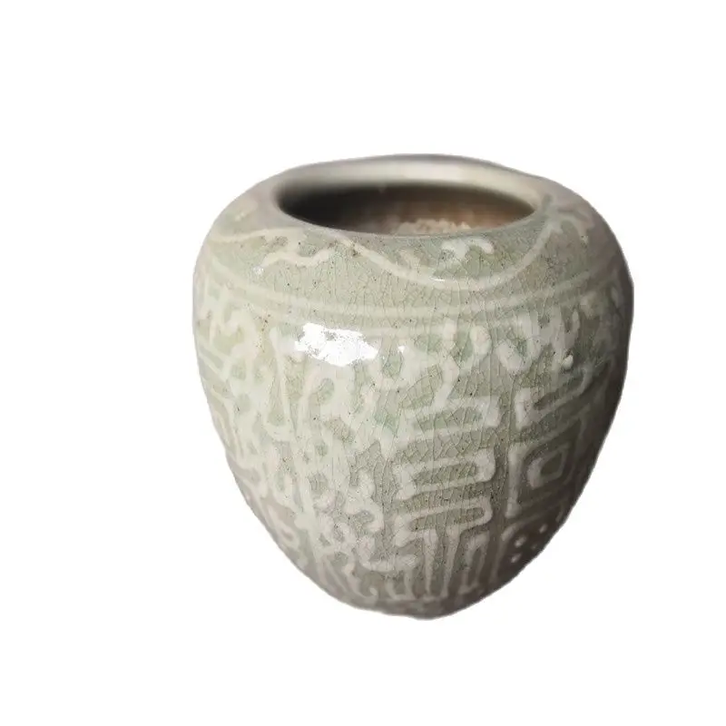 Chinese Old Porcelain Cracked Glaze Porcelain Crock