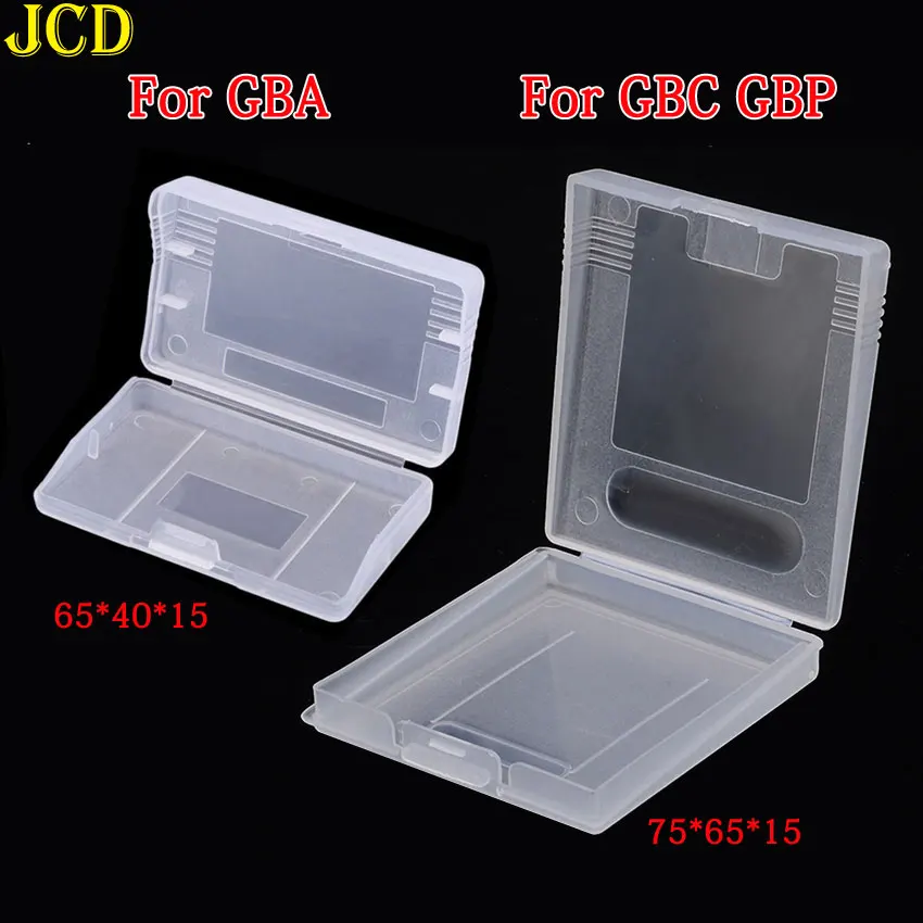 10pcs For GameBoy Advance Pocket Clear Plastic Game Cards Cartridge Case Dust Cover Case For GBA GBC GBP Protector Holder Cover