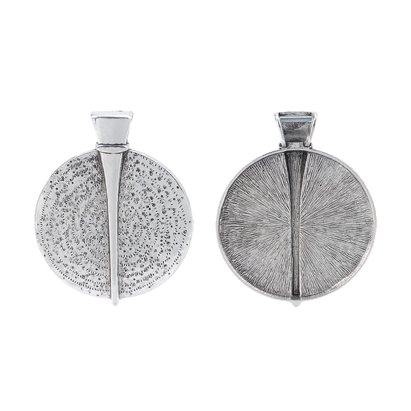 2pcs Bohemia Large Medallion Round Charms Pendants for DIY Necklace Jewelry Making Findings 84x67mm