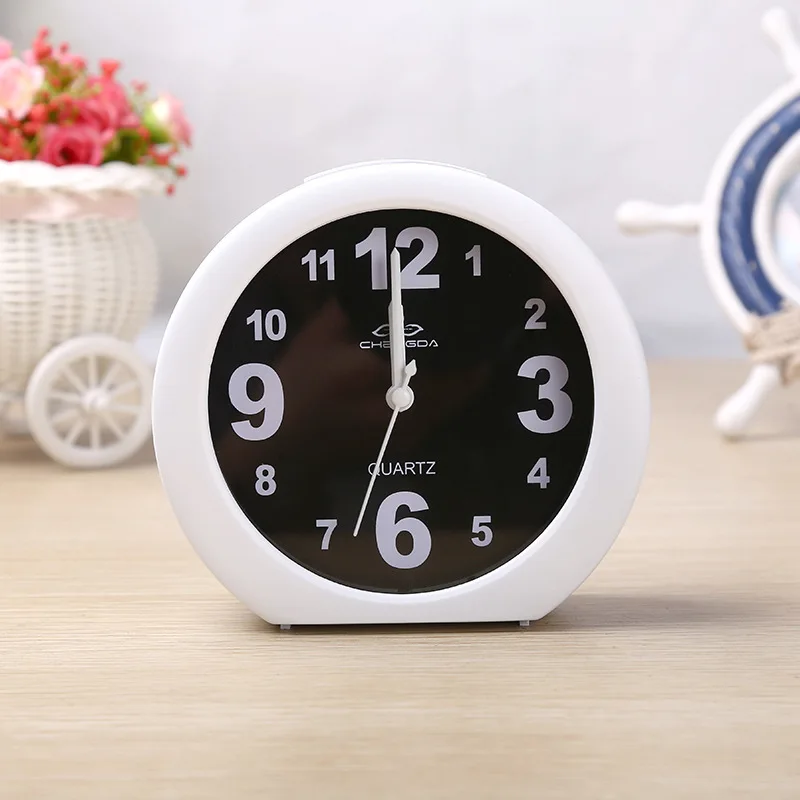 

Korean fashion sleeping alarm clock music ringing alarm clock students loud alarm clock silent scan alarm clock