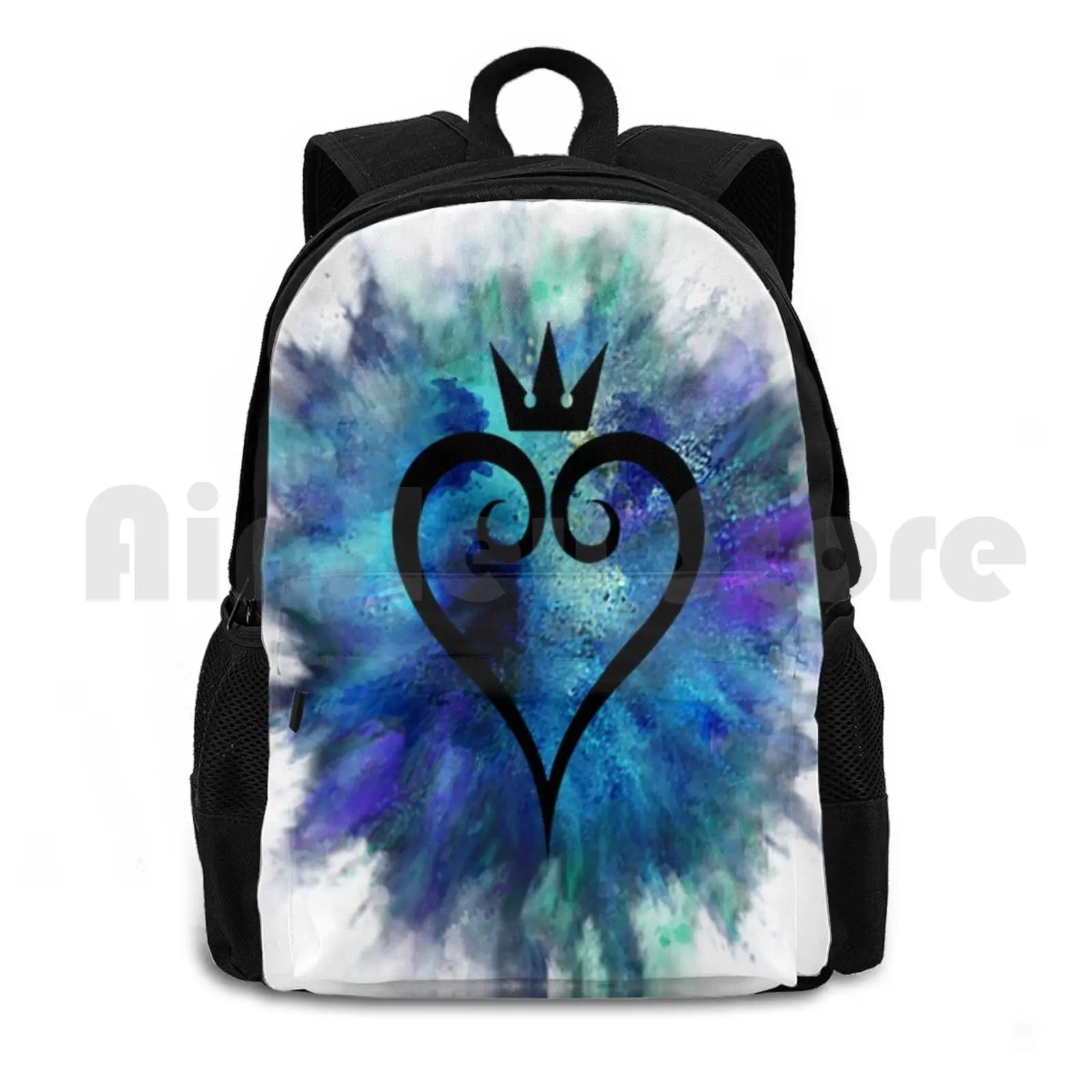 Kingdom Hearts Outdoor Hiking Backpack Riding Climbing Sports Bag Kingdom Hearts Kingdomhearts Sora Heart Squareenix