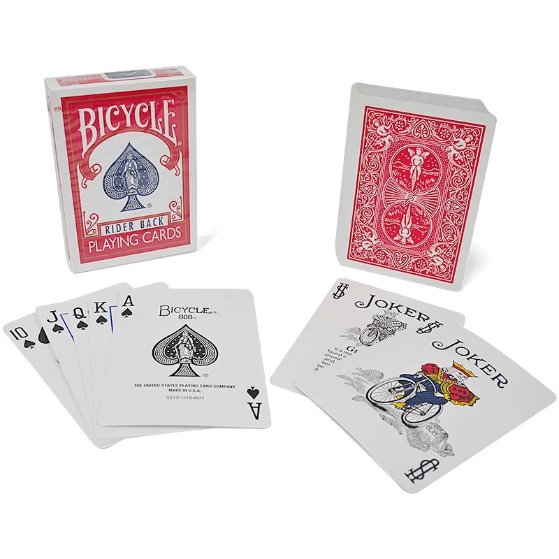 1pcs International Bicycle Poker Blue or Red Bicycle Magic Regular Playing Cards Rider Back Standard Decks Close Up Magic Tricks