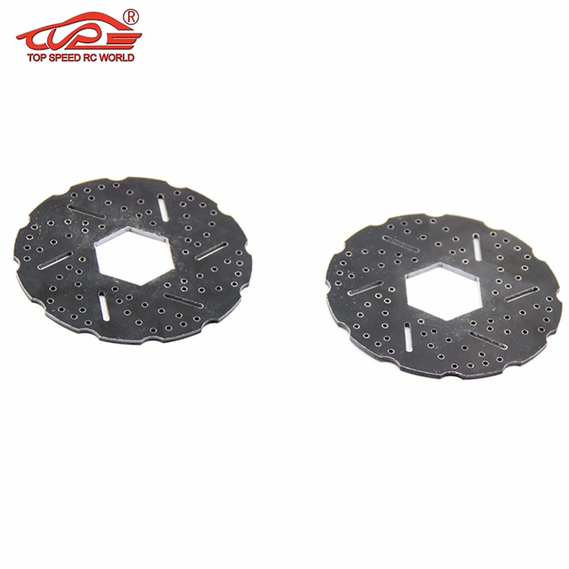 2PCS Carbon Fiber Bremsscheibe für Baja Vorderen Hydraulische Scheiben Bremse Set Für 1/5 Hpi Baja 5B SS 5T