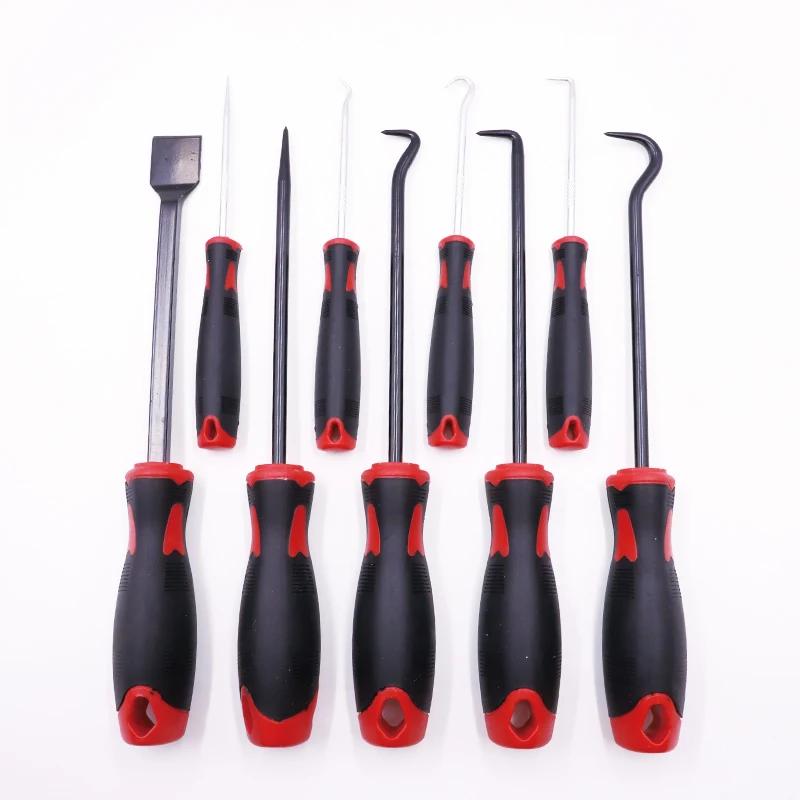 9pc Scraper & Pick Hook Gasket Scraping Hose Removal Garage Workshop Tool Set