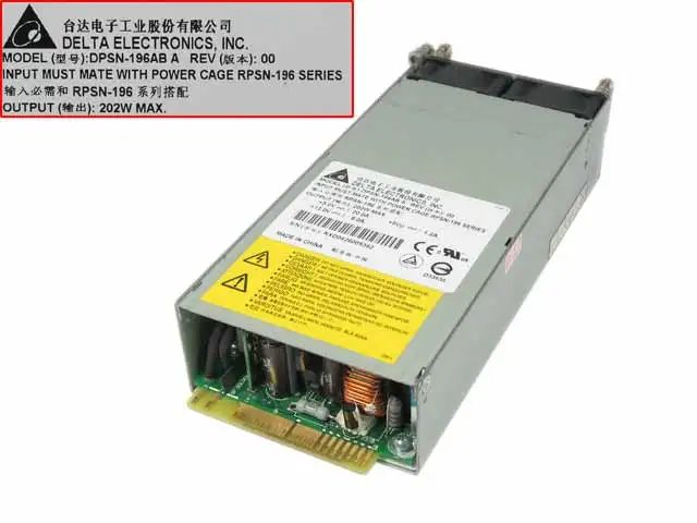 Delta Electronics DPSN-196AB A RPSN-196 202W Server Power Supply