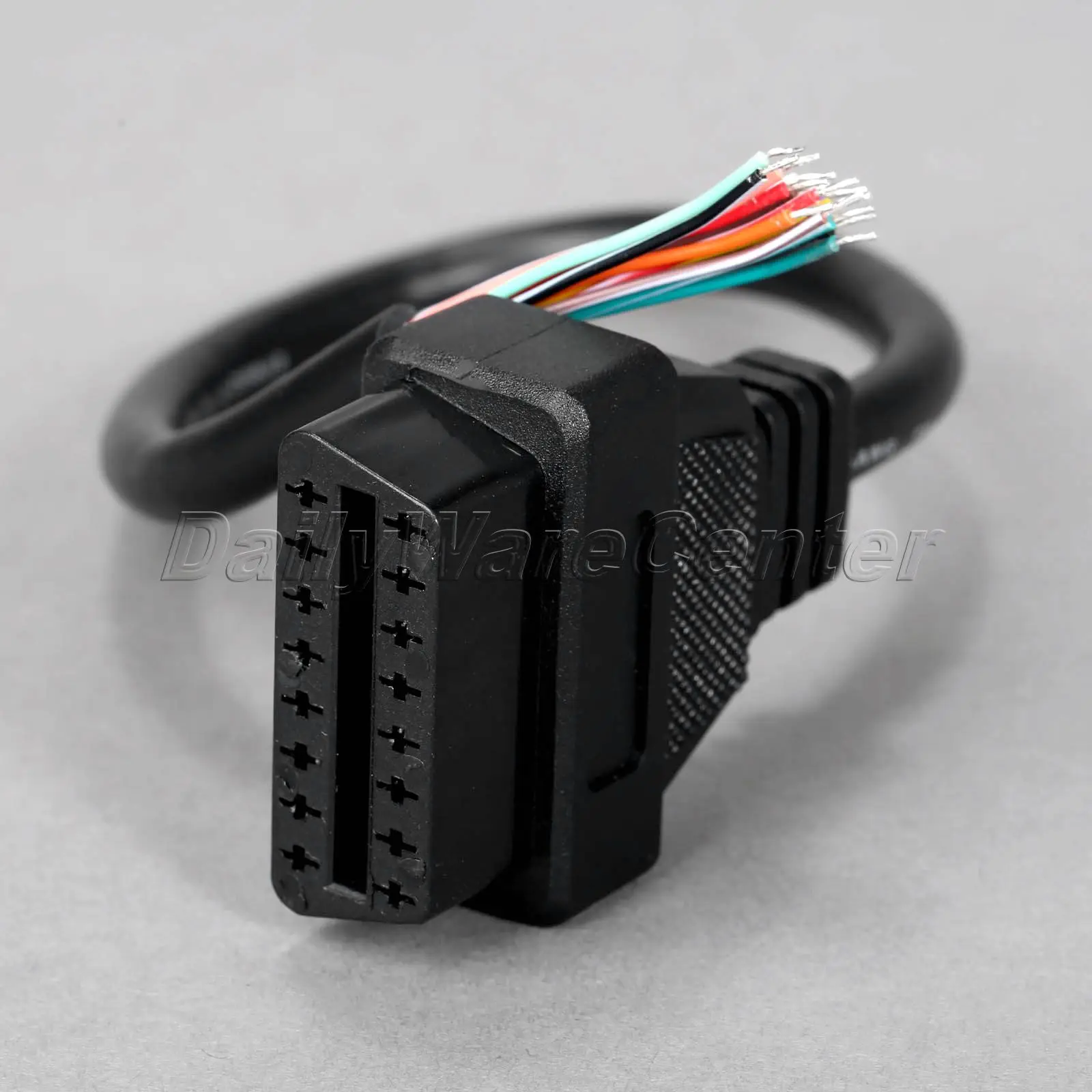 30cm OBD2 OBD-II 16 Pin Female Extension Connector To Open Plug Wire Diagnostic Cable Extender OBD2 Female Cable Diagnostic Tool