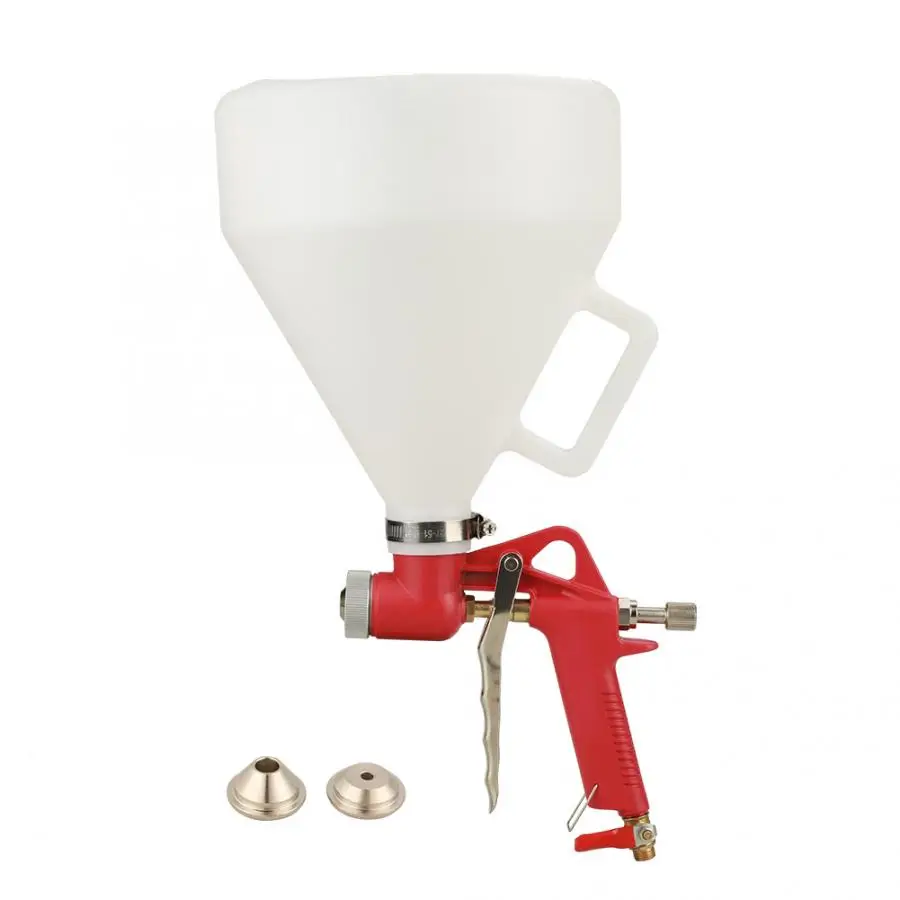 

Multifunction Ceiling Wall Texture Air Hopper Spray Gun Drywall Render Plaster Painting 4/6/8mm Nozzle BSP1/4inch Swing Trigger