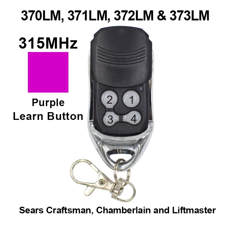 Sears Craftsman Garage Door Opener Remote Control 139.53753 HBW2028 315MHz