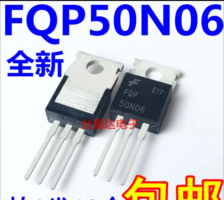 Mxy 10PCS  FQP50N06 50A60V TO220 50N06 TO-220