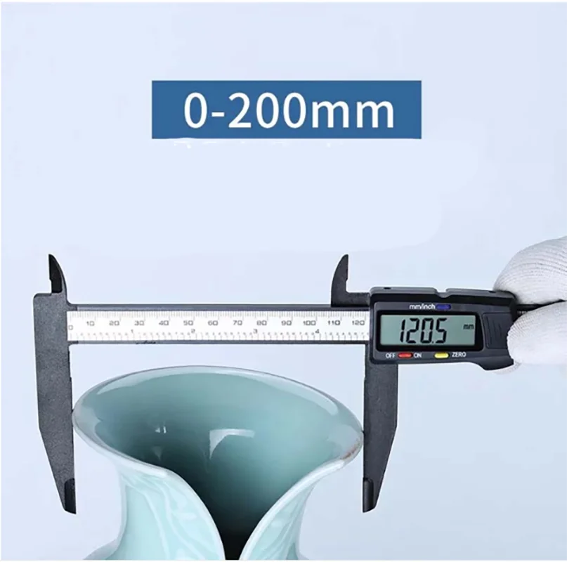 150/200/300mm Electronic Digital  Vernier Caliper  Long Jaw Micrometer Inner Outer Diameter Gauge Measuring Tools