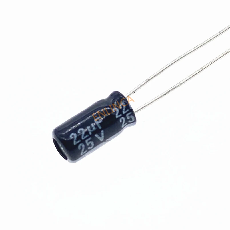 

20pcs/lot 25V 22UF Aluminum Electrolytic Capacitor Size 4*7 22UF25V 20%