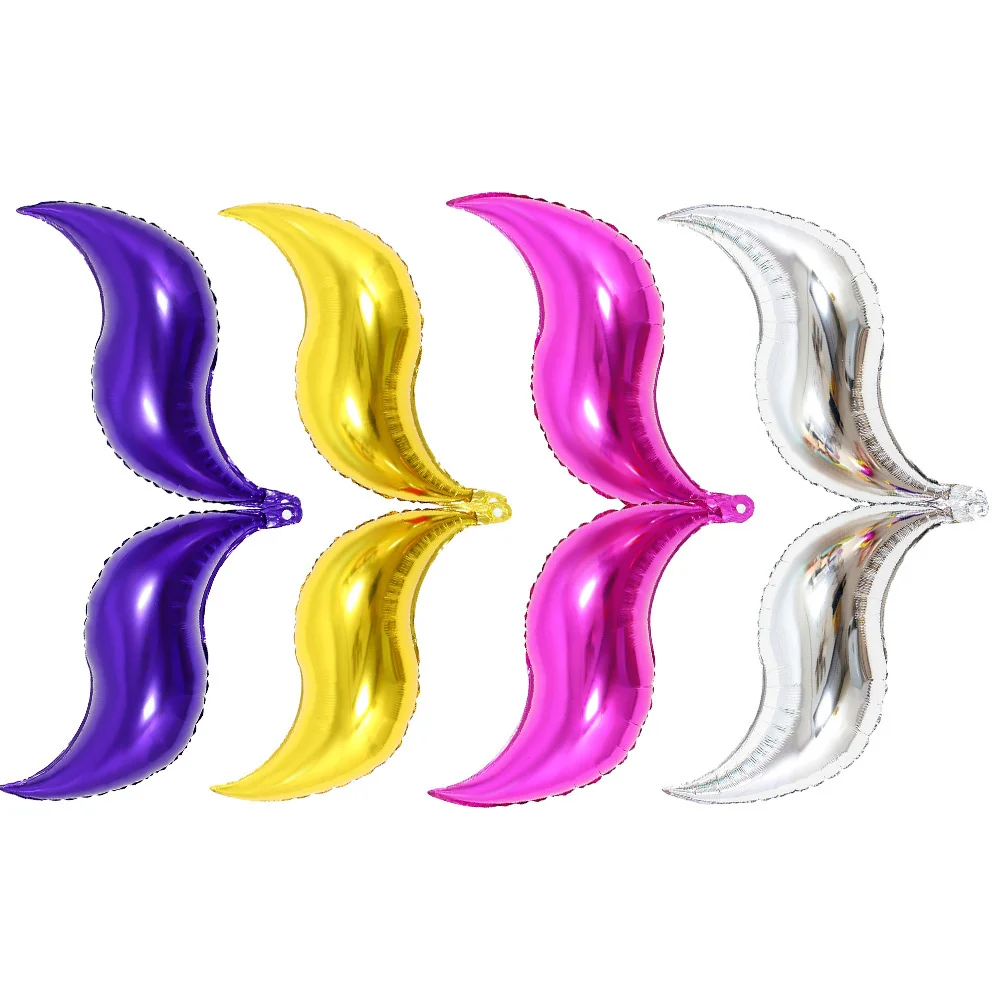 24 inch S shaped balloon mermaid fish tail shape balloon children birthday party wedding decoration aluminum foil balloon