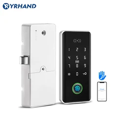 EM179 ttlock app remote control electronic fingerprint smart magnetic sensor Rfid keypad cabinet Drawer lock