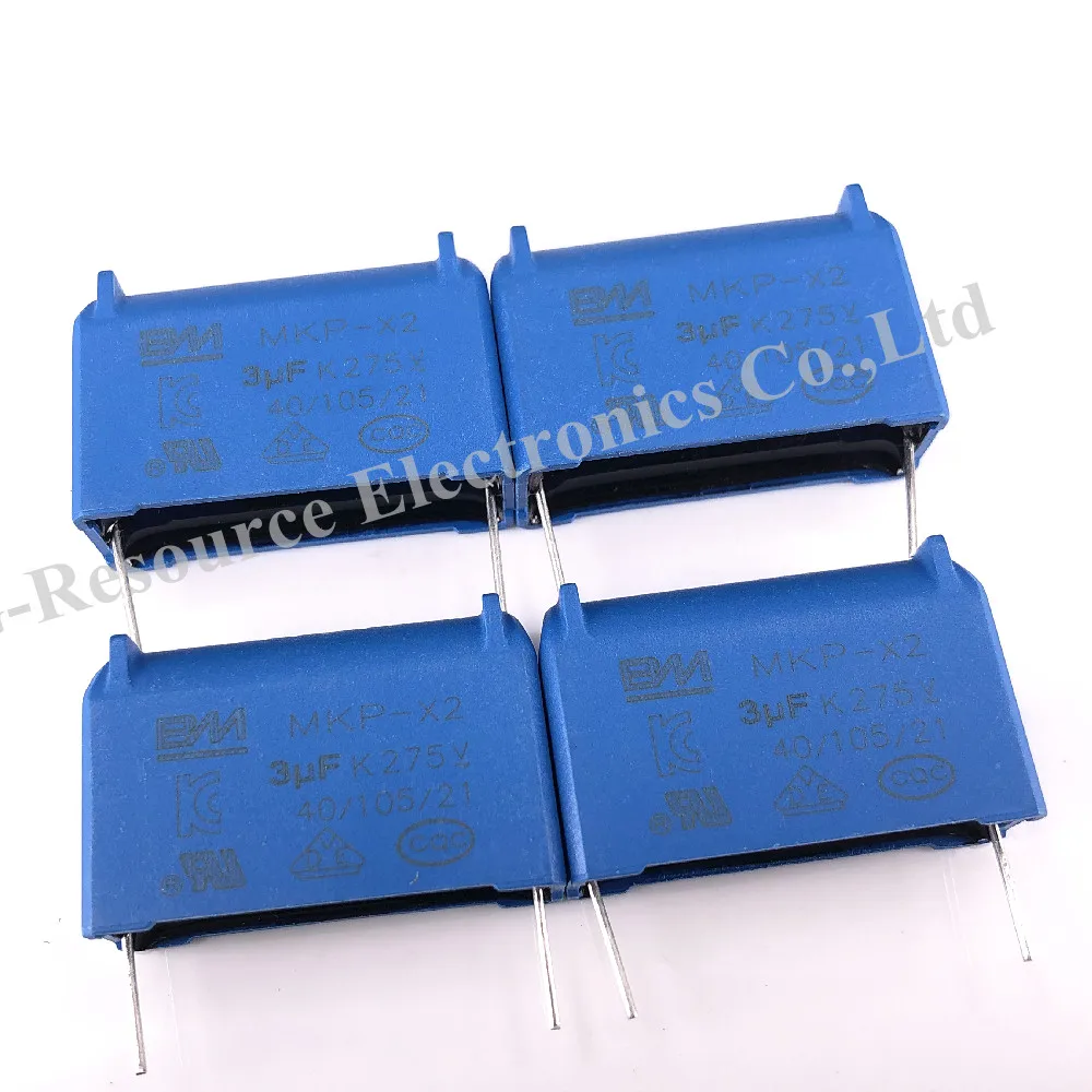 (100 قطعة) BM MKP-X2 3 فائق التوهج k 275V 40/105/21 مكثف طباخ التعريفي الأزرق