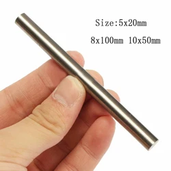 1pcs Diameter 5mm 8mm 10mm Length 20mm 50mm 100mm Pure Tungsten Metal Purity Tungsten Pillar