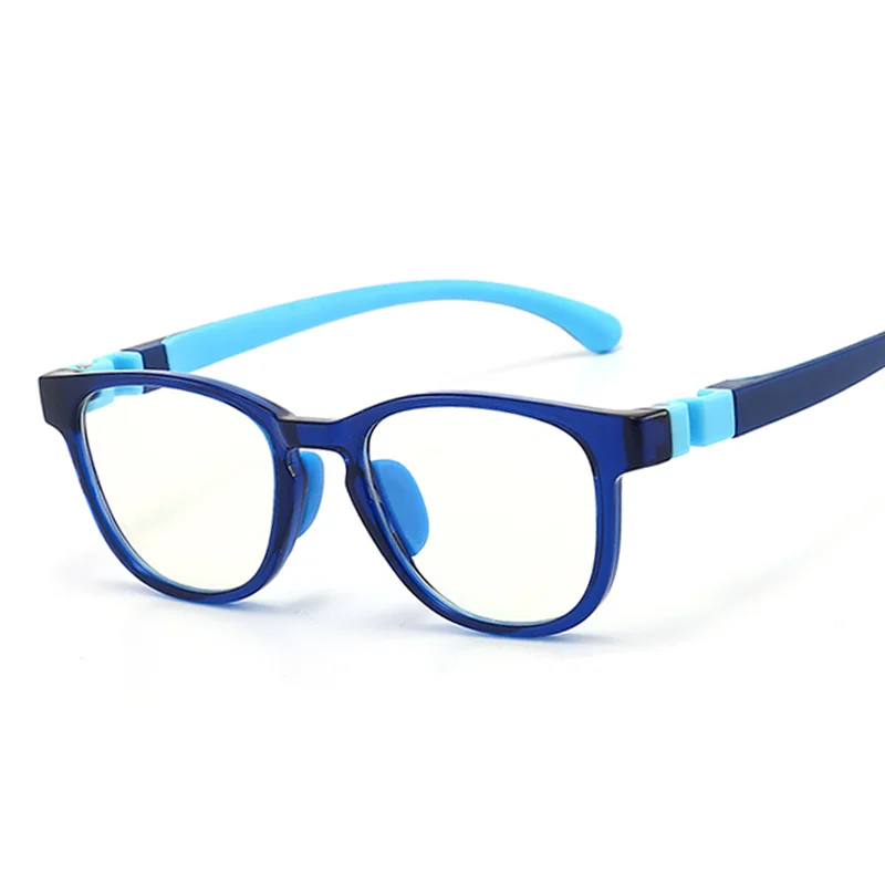 Ralferty Flexible enfants Anti-éblouissement lumière bleue ordinateur lunettes enfants garçon 0 dioptrie lunettes myopie optique lunettes cadre