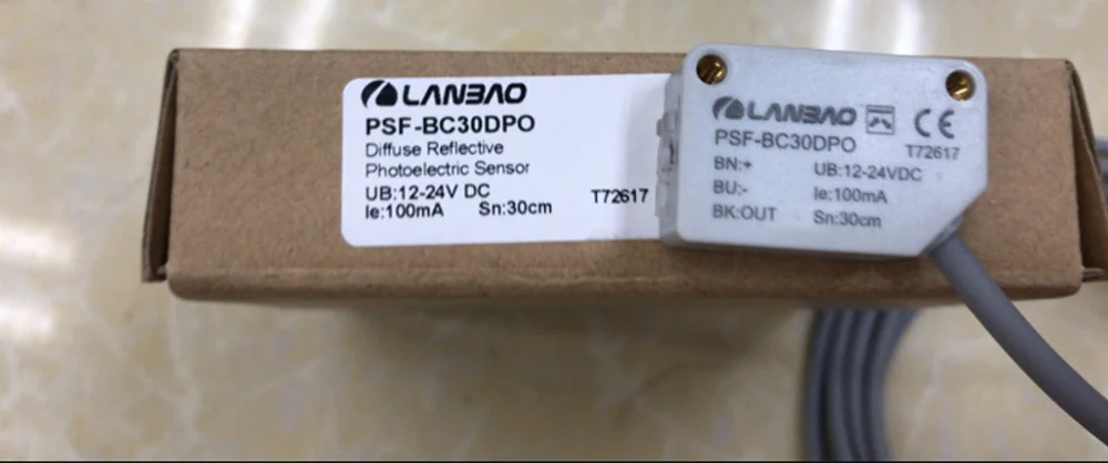 

"Shanghai Lanbao Sensing" photoelectric sensor, photoelectric switch PSF-BC30DPO, PNP normally open