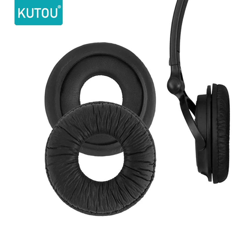 

KUTOU Earpads for Sony MDR-V150 Replacement Ear Pads WH-CH500 EarPad MDR-V250 V300 ZX300 ZX100 ZX110 70MM Round Headphones