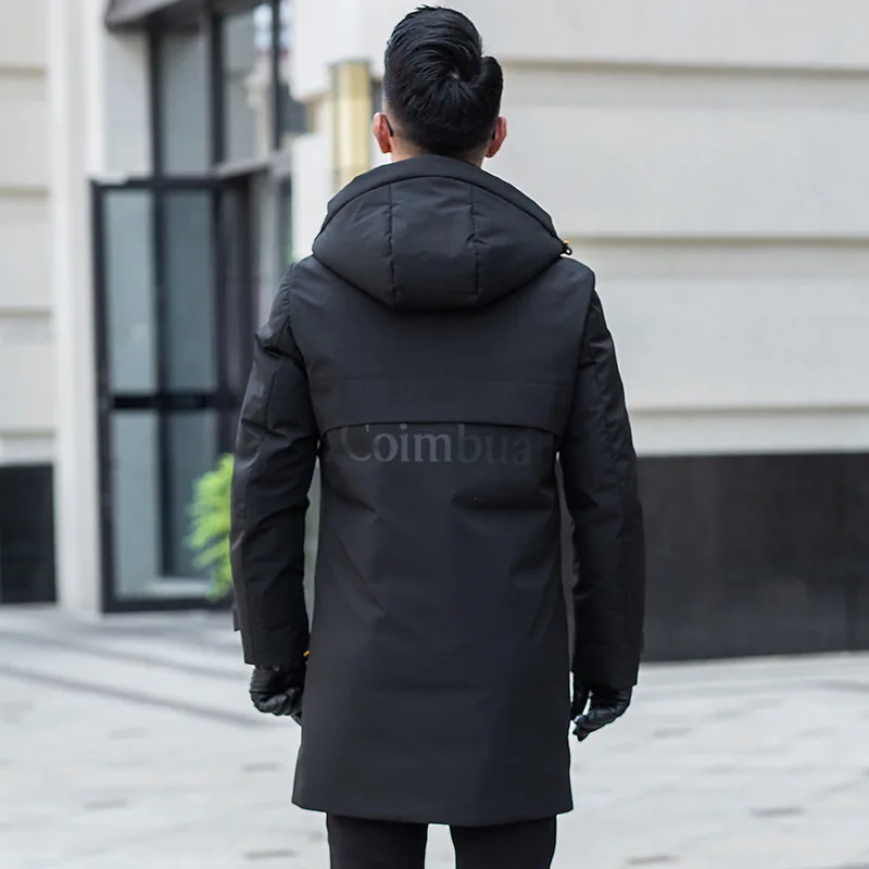 

Duck Down Coat Winter Coat Men Hooded Casual Puffer Jacket Men Korean Warm Parka Doudoune Homme 5001 YY1309