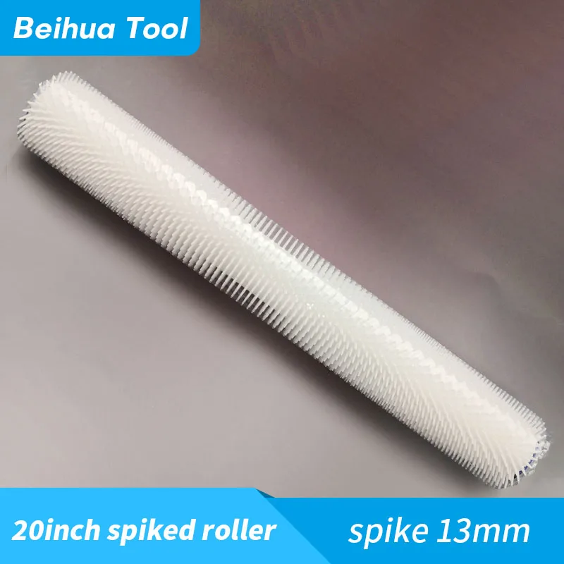 20inch Spiked Roller Cover 48cm no Frame Plastic Roller Head Self-leveling Screed Spike height 13mm/28mm Epoxy Floor Paint Tools