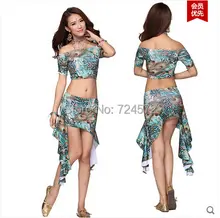 Leopard Peacock Belly Dance Costume #6