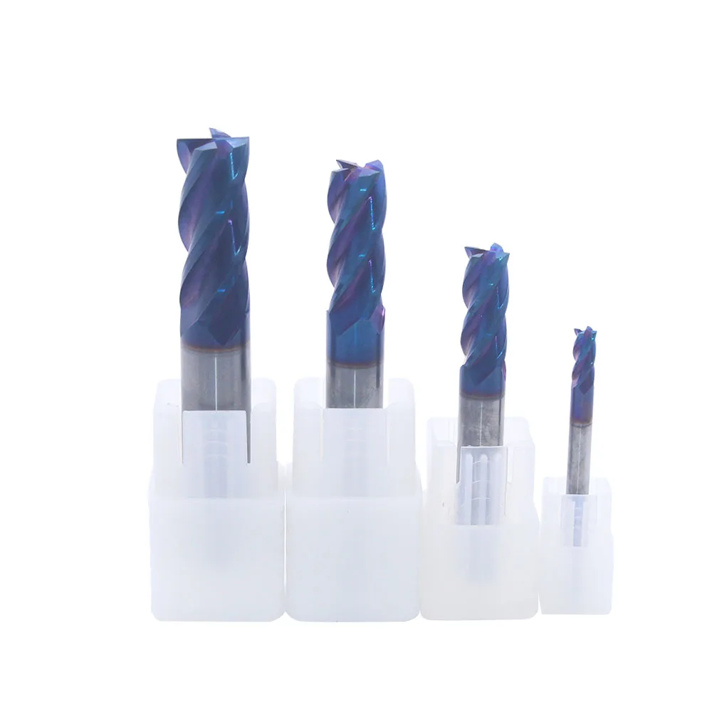 

HRC65 4 Flutes carbide end mill milling tools Alloy Coating Tungsten Steel endmils Cnc machine cutting tools end mills