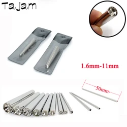 1PC Professional Body Piercing Tool 316L Surgical Steel Concave Taper Insertion Pins Ear Expander Kit Fashion Jewelry