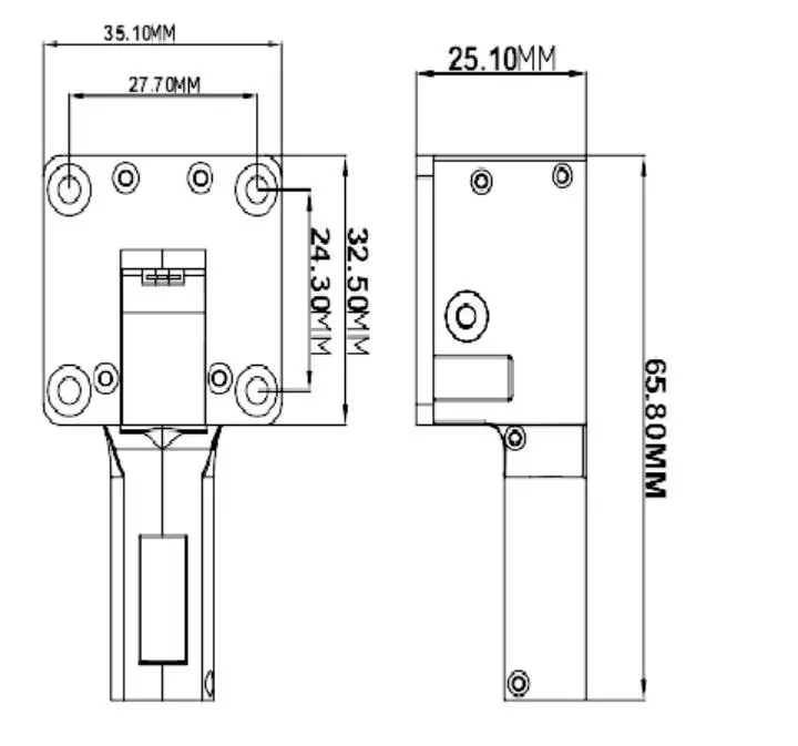 Train d'atterrissage rétractable pour avion RC de 3 à 3.5kg, pièce de rechange pour modèles RC, 40-45g