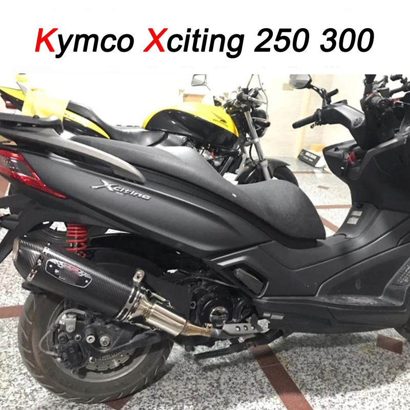 Motorcycle Exhaust Muffler Escape Slip On For Kymco Xciting 250 300 250i 300i Exhaust Muffler Escape Pipe