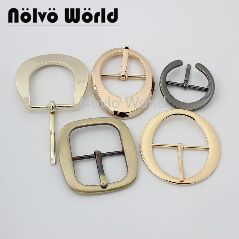 

Nolvo World 20 pieces 38mm 40mm 43mm 4 colors pin buckles bag accessories custom single prong buckle