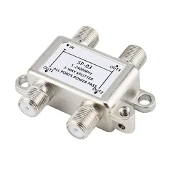 Receptor alto da tevê de satélite do isolamento da frequência 5-SP-03 mhz para satv/catv divisor 1 da maneira 2400 em 3 fora do satélite da tevê