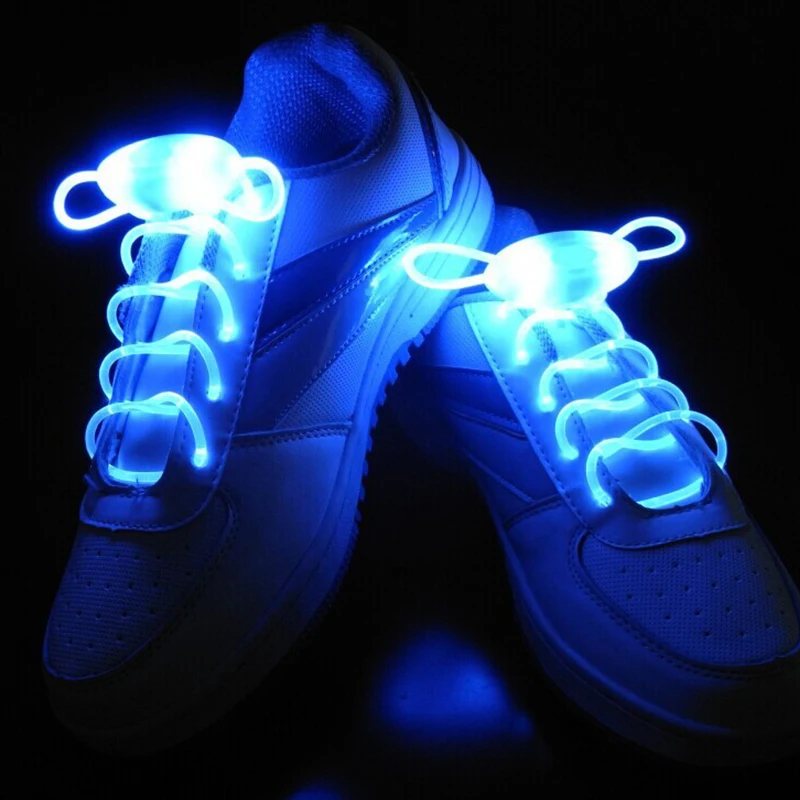 

DIY LED Flash Luminous Light Up Glow Strap Shoelace Shoe Laces Party Disco Decor Art Shoe Rope Decorative