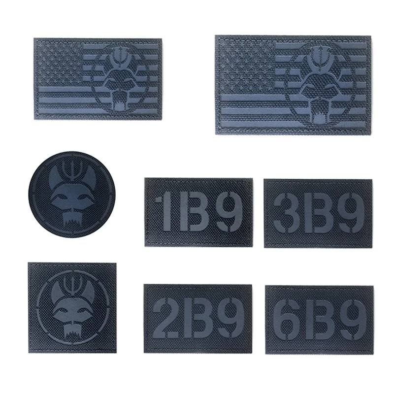 3D SEAL TEAM/DEVGRU IR Patches For clothing Reflective USA National flag badges Appliques