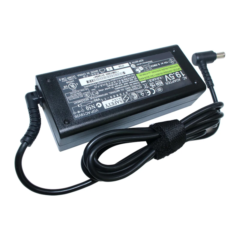 Adaptador ac 19.5v, 4,7a e 90w, para sony visual visual
