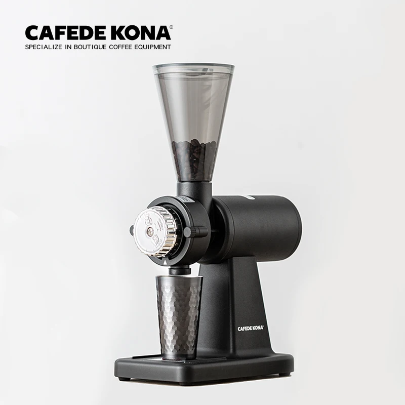 

CAFEDE KONA Electric Coffee Grinder 200g Automatic Coffee Grinder Single Coffee Mill Efficient Grinding Uniform Particles 220V